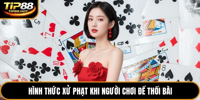 Hình thức xử phạt khi người chơi để thối bài